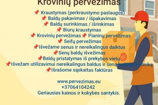 Senų baldų išvežimas Šiauliuose
