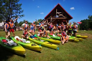 Sodyba "Pinčiuko Baidarės" Lazdijų r. – Nameliai, stovyklavietė, baidarių nuoma