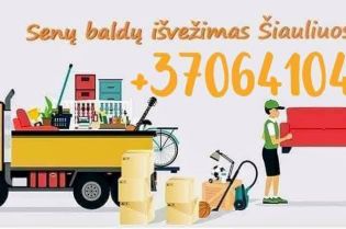 Senų Baldų Išvežimas Šiauliai