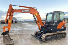 Mini ekskavatoriaus Doosan DX 60 C nuoma