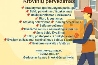 Senų baldų išvežimas Šiauliuose